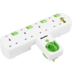 MATESTAR 4-Way Roto Plug Adapter TV