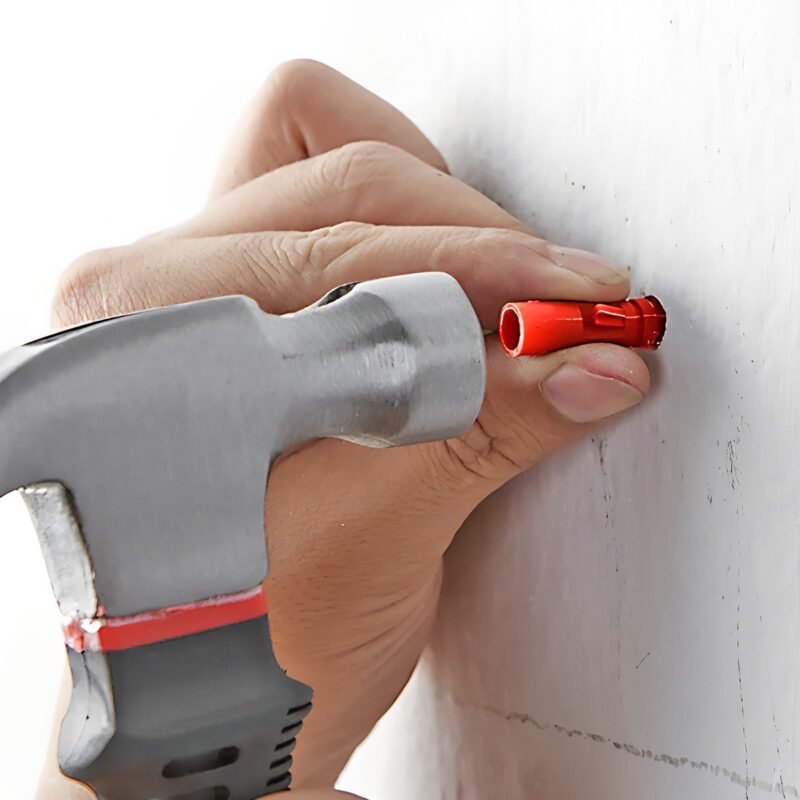 100PC 6MM RED PLASTIC  WALL PLUGS - Image 4