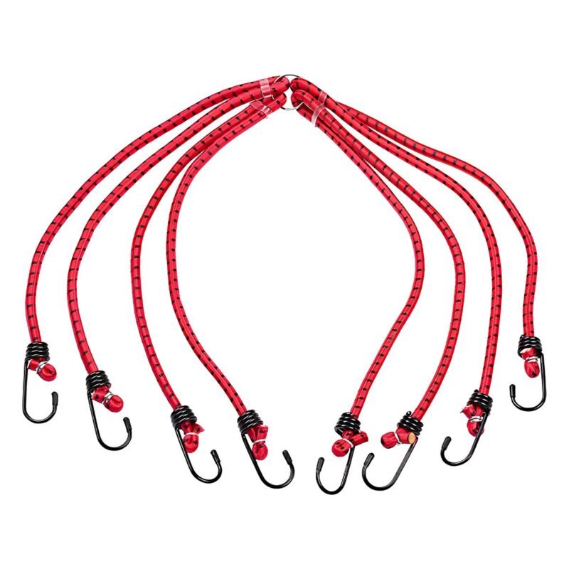 3PC 40"X8MM SPIDER HOOK BUNGEE CORDS - Image 2