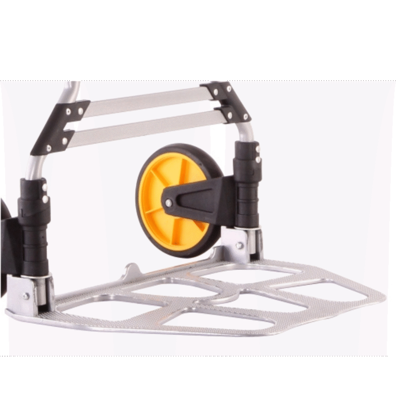 ALUMINIUM FOLDABLE HAND TRUCK WITH RUBBER WHEELS 150KG - Image 2