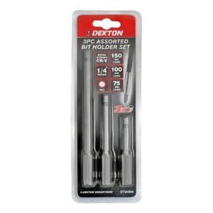 ASSORTED BIT  HOLDER SET 3PCS