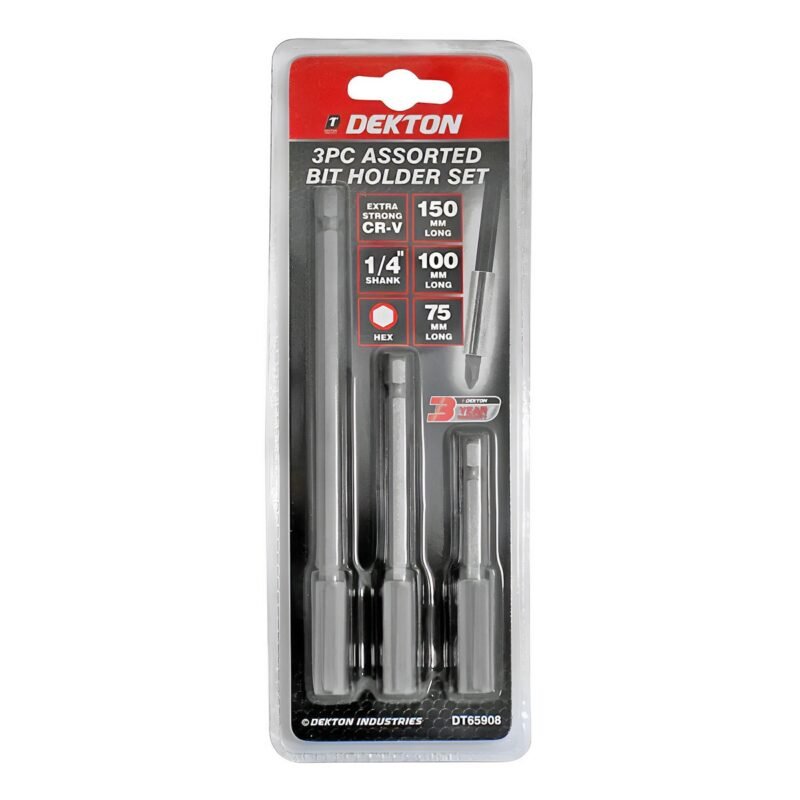 ASSORTED BIT  HOLDER SET 3PCS