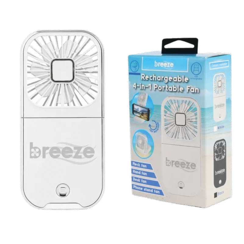 BREEZE RECHARGEABLE 4 in 1 NECK FAN 5W - Image 4