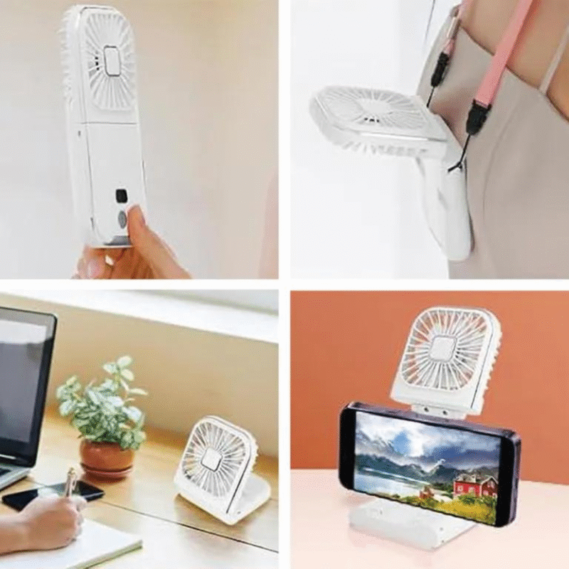 BREEZE RECHARGEABLE 4 in 1 NECK FAN 5W - Image 5