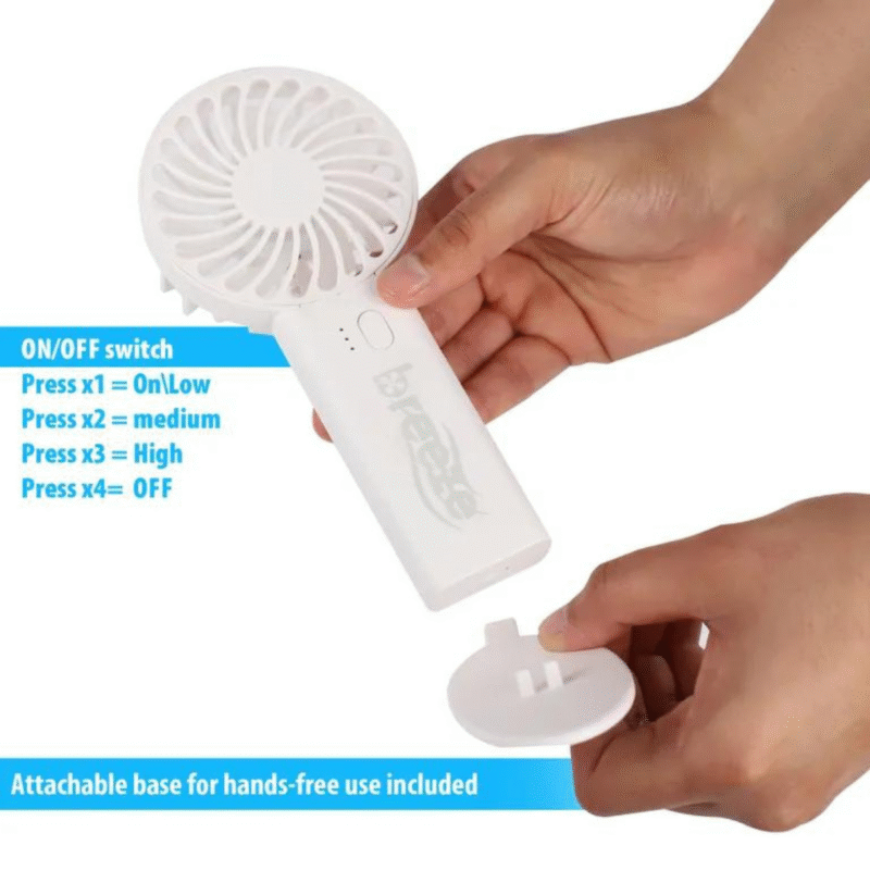 BREEZE RECHARGEABLE HANDHELD FAN 4.5W - Image 3