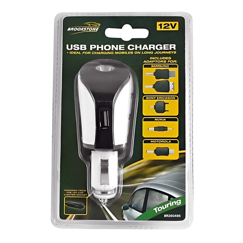 BROOKSTONE USB CHARGER WITH ADAPTORS - Image 2