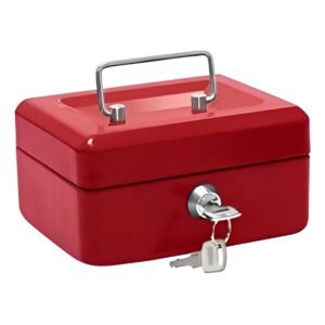 CASH BOX RED 25X20X90