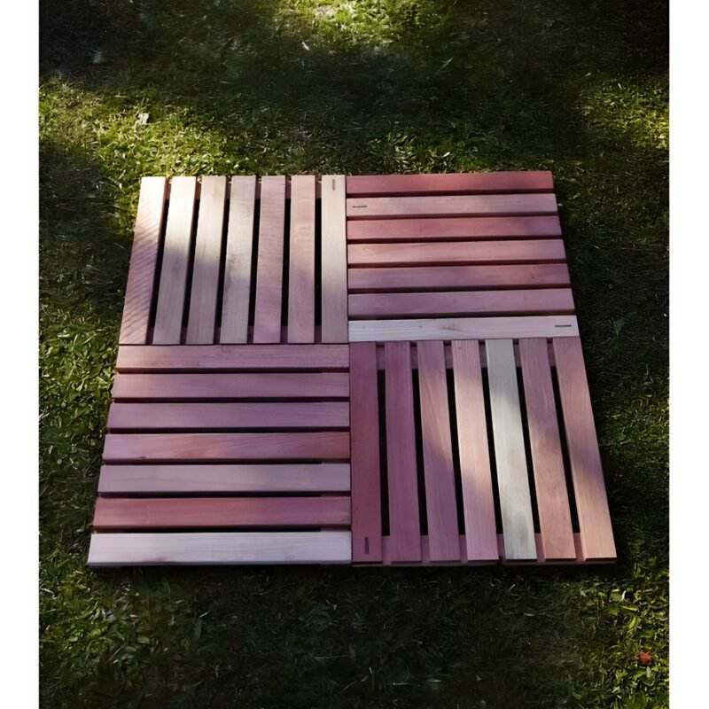 DECK EUCALYPTUS NATURAL 30X30CM - Image 2