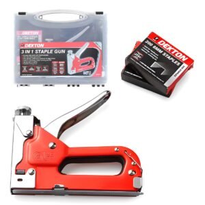 DEKTON 3 IN 1 STAPLE GUN WITH STAPLES