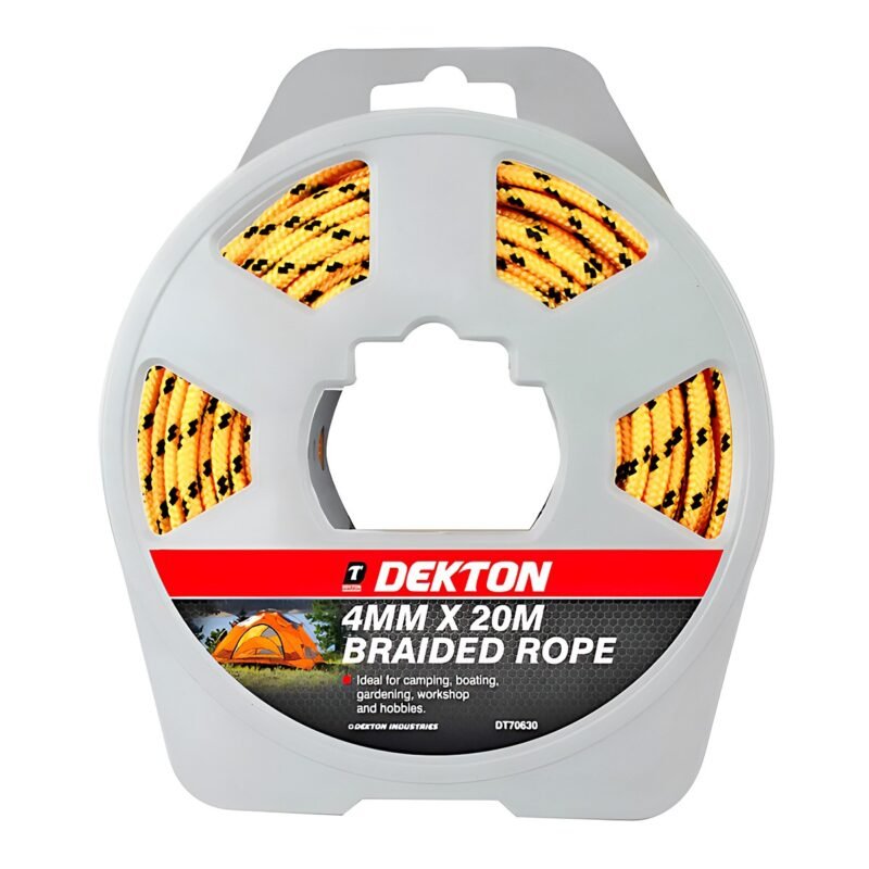 DEKTON 4MM X 20M BRAIDED ROPE