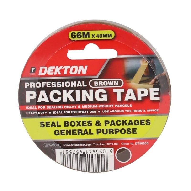 DEKTON BROWN TAPE 66M X 48MM 45 MICRON - Image 3