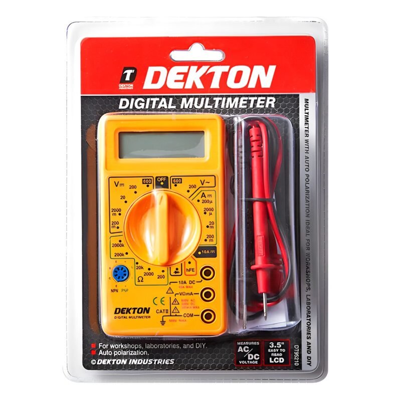 DEKTON DIGITAL MULTIMETER - Image 2