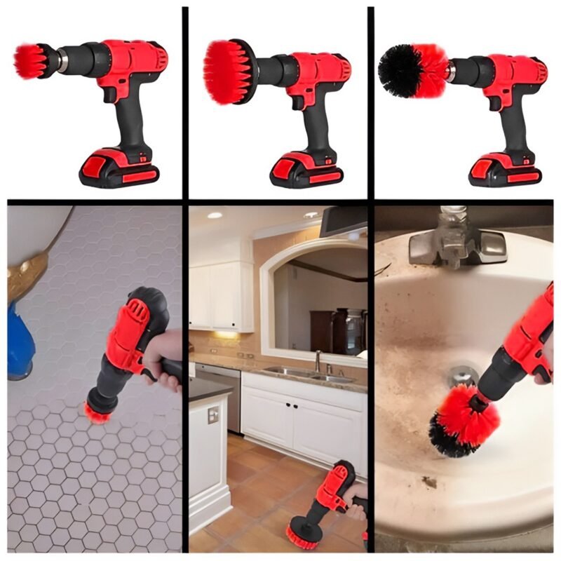 DRILL BRUSH SET 3PCS DEKTON - Image 4