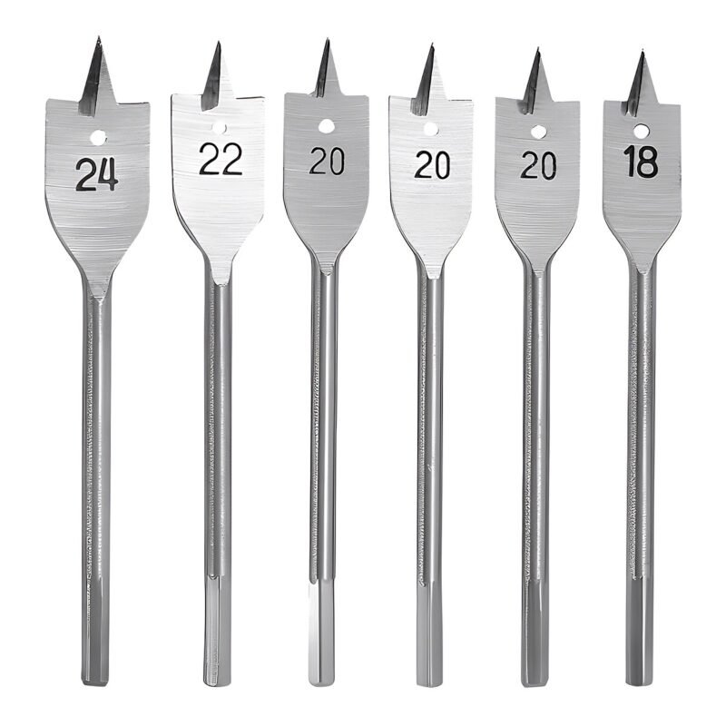 FLAT SPADE BITS SET 14, 16, 18, 20, 22, 25 - Image 2
