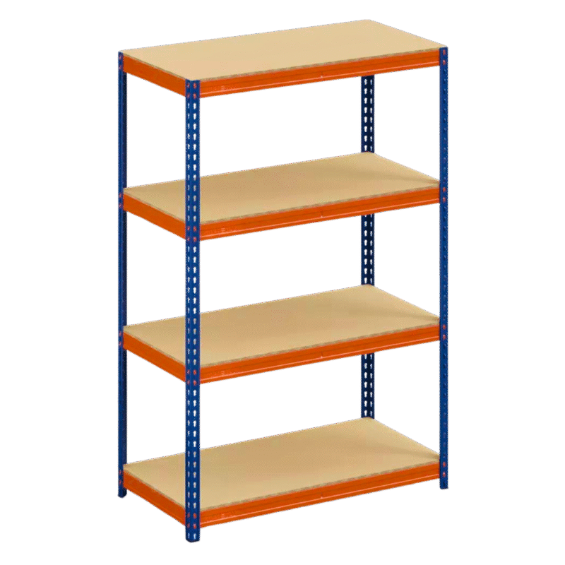 Heavy Duty Warehouse Shelving Unit With Chipboard Shelves - Up to 400Kg - Image 2