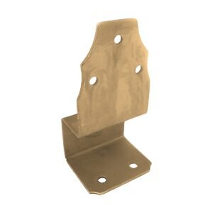 HEAVY LOAD GOLD DECORATIVE SPLIT POST BASE