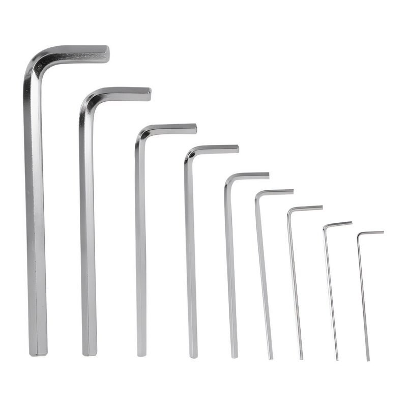 HEX KEY WRENCH SET 9PCS LONG - Image 3