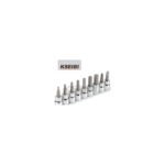 HEX SOCKET BIT SET 1/2'' 9PC