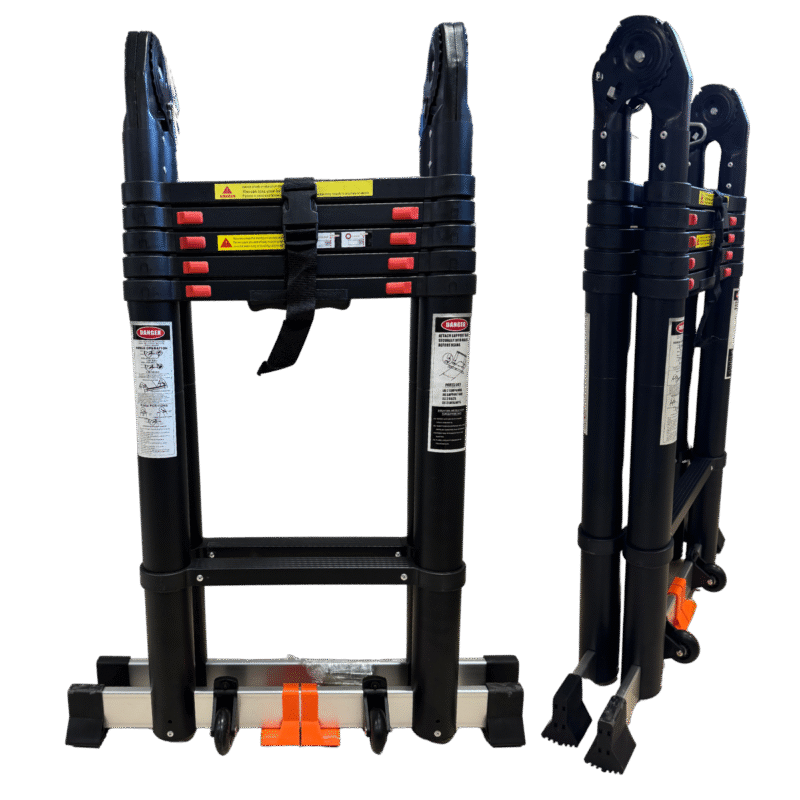 Kaokey Multipurpose Aluminium Telescopic Ladder 2.5m+2.5m