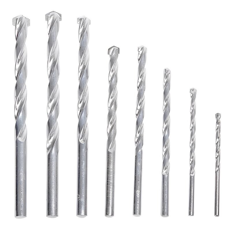 MASONRY DRILL BITS SETS 8PCS/3-10MM / PLASTIC CASE - Image 2
