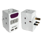 MATESTAR 3-way Adapter WITH 2 USB