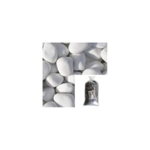 NATURAL WHITE PEBBLE 4-8mm 16lt