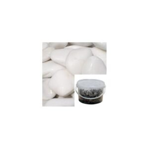 NATURAL WHITE PEBBLE 8-12mm 5lt