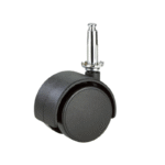 nylon twin wheel caster, friction ring type 50mm 30kgs