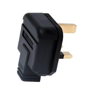 PERMAPLUG 13 AMP PLUG BLACK