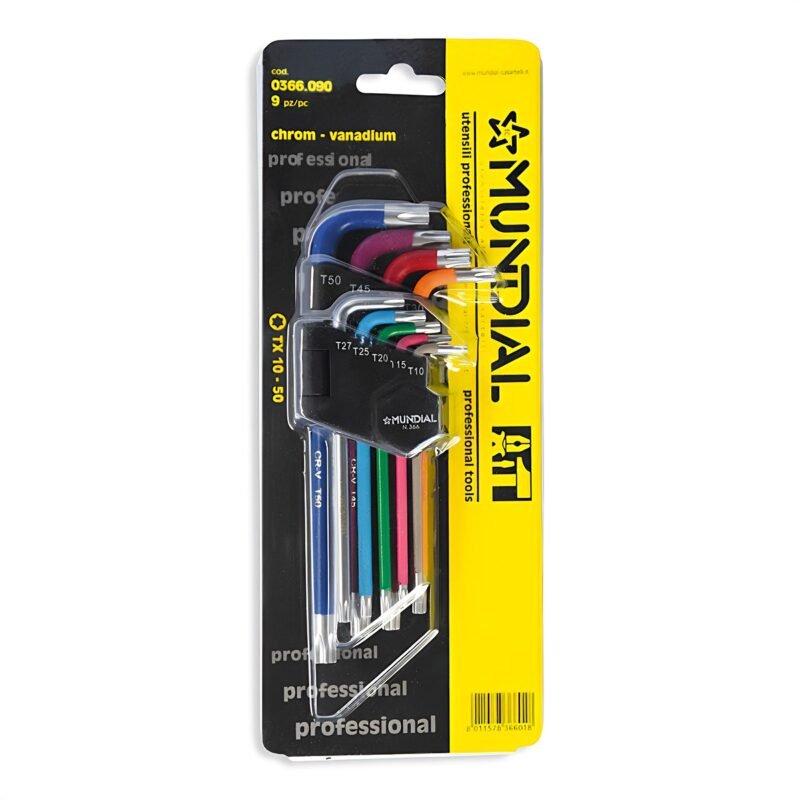 SET 9 TORX WRENCHES