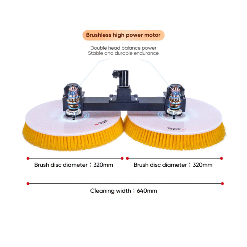 Solar Panel Cleaning Brush (Dual Brush) 7.5M - Image 3
