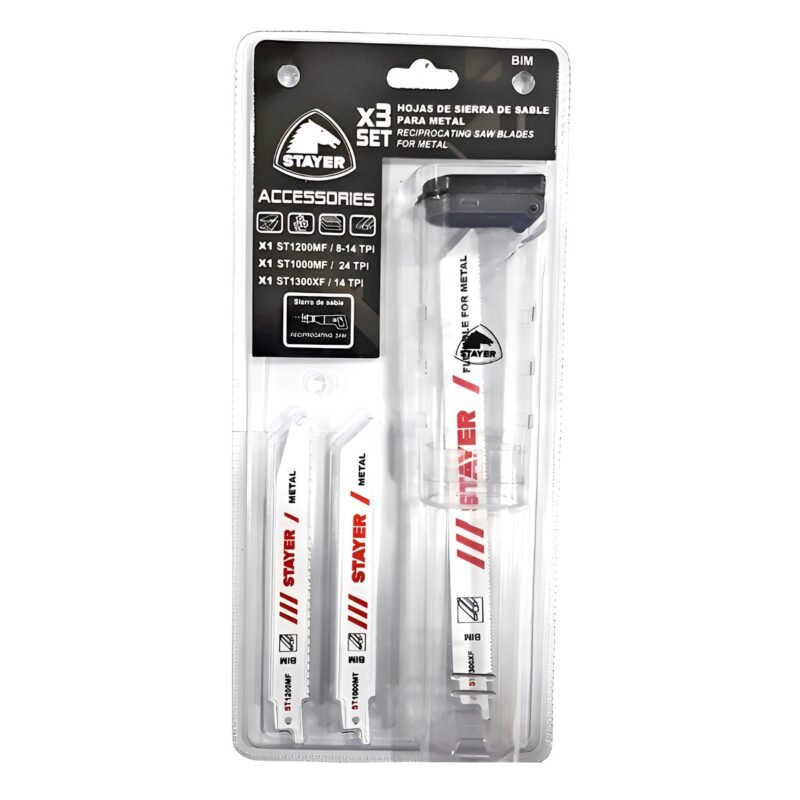 STAYER SET X3 MIXED SAW BLADES METAL - Image 2
