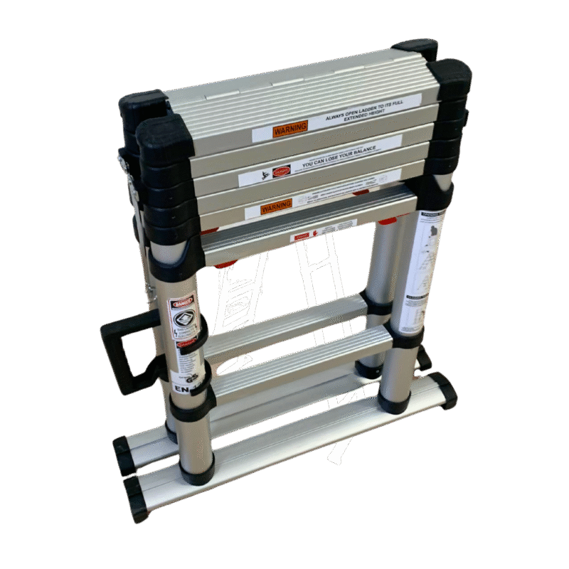 Telescopic Ladder Double 6+6 Steps - Image 2