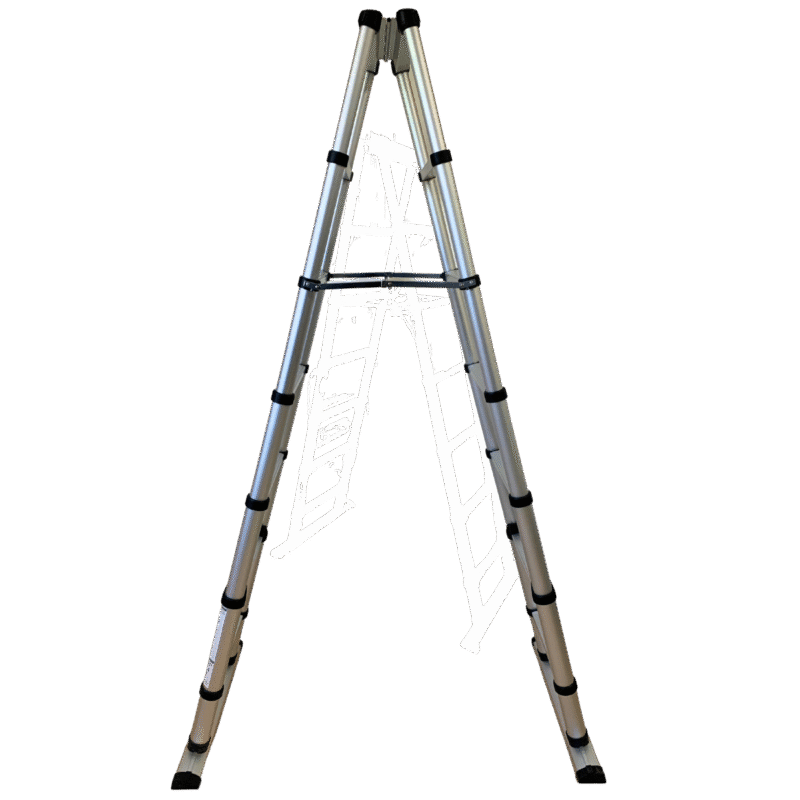 Telescopic Ladder Double 6+6 Steps - Image 4