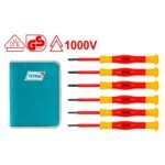 TOTAL 6PCS INSULATED PRECISION SCREWDRIVER SET