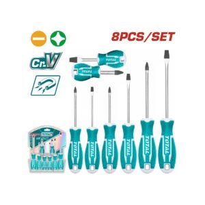 TOTAL 8 Pcs screwdriver set (THT250608)