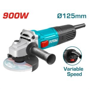 TOTAL ΓΩΝΙΑΚΟΣ ΛΕΙΑΝΤΗΡΑΣ 900W - 125MM ΗΛΕΚΤΡΟΝΙΚΟΣ