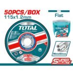TOTAL ABRASIVE INOX - METAL CUTTING DISC 115 X 1.2MM SET 50PCS