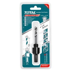 TOTAL ARBOR FOR HOLE SAW HEX 3/8"
