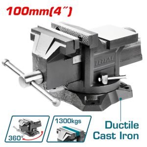 TOTAL BENCH VICE 4" - 100MM