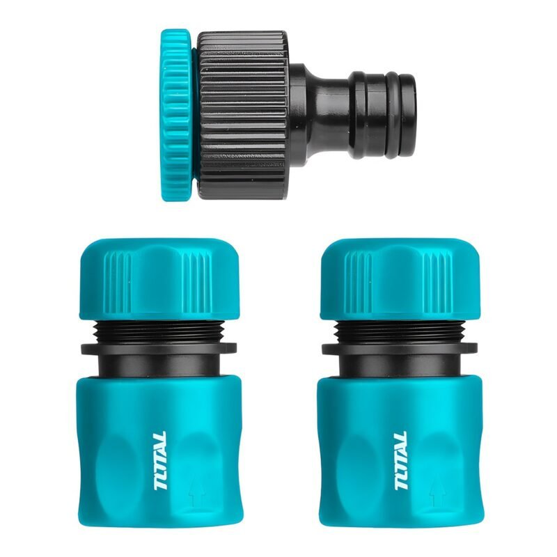 TOTAL HOSE QUICK CONNECTORS SET 1/2" 3PCS - Image 2