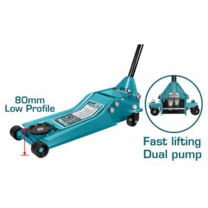 TOTAL HYDRAULIC FLOOR JACK 3T