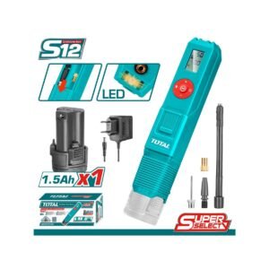 TOTAL Lithium-ion auto air compressor 12V