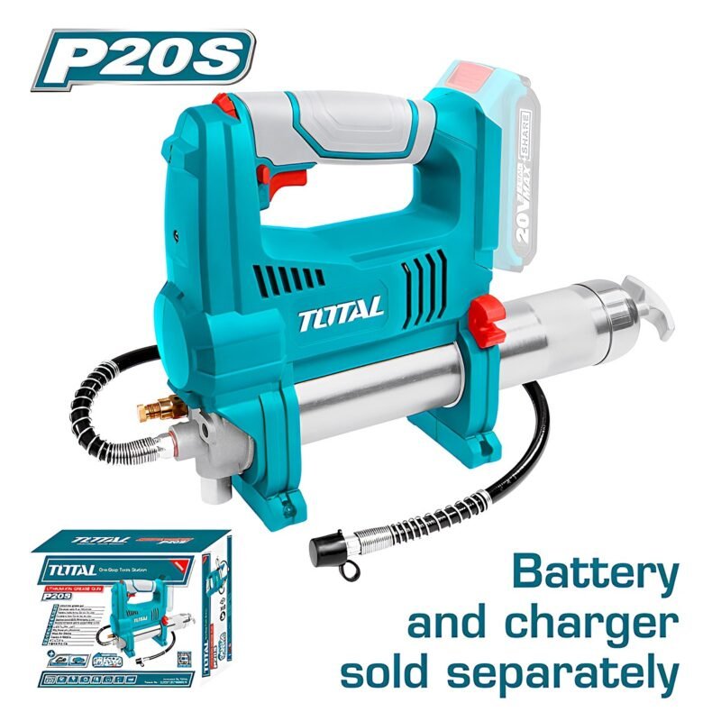 TOTAL LITHIUM-ION GREASE GUN 20V