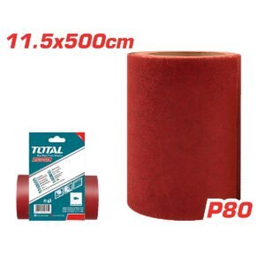 TOTAL RED SANDPAPER 11.5CM X 500CM P80