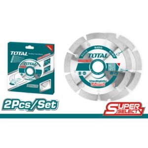 TOTAL SET DIAMOND DISCS 2PCS 115MM