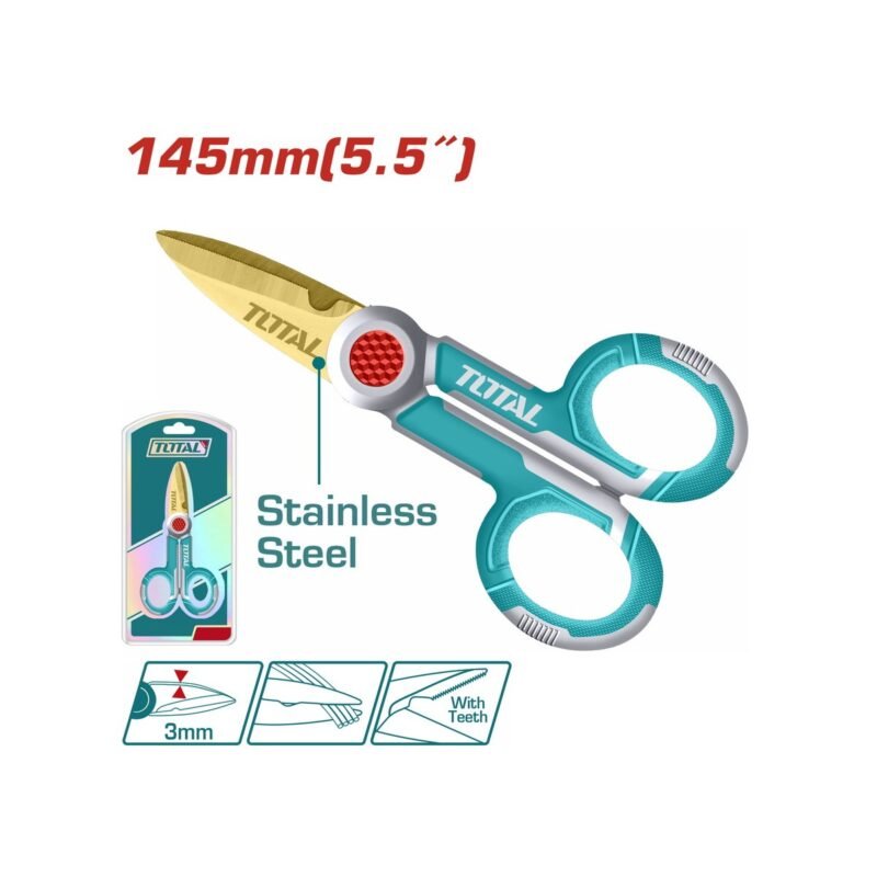 TOTAL ΨΑΛΙΔΙ ΗΛΕΚΤΡΟΛΟΓΙΚΟ 145mm (THT1155871)