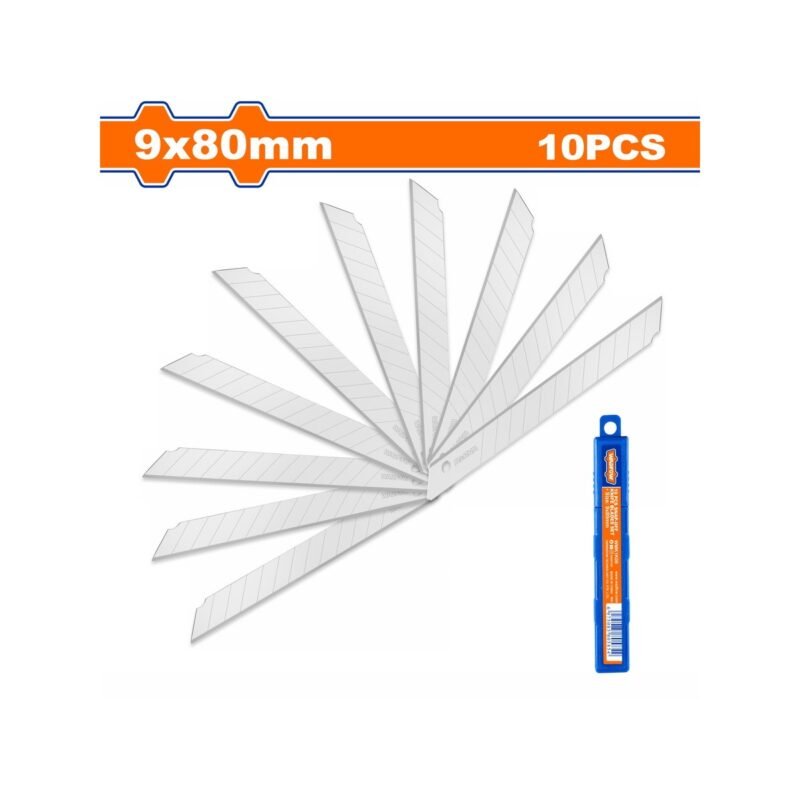 WADFOW 10 Pcs snap-off knife blades set 9 X 80mm