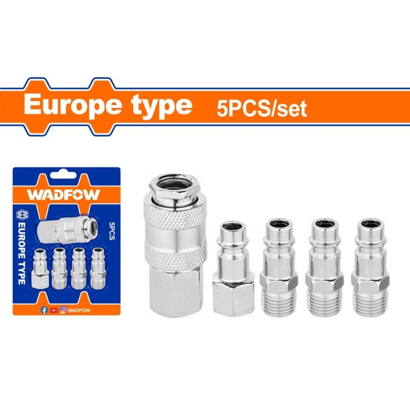 WADFOW 5 Pcs quick coupler set 1/4"