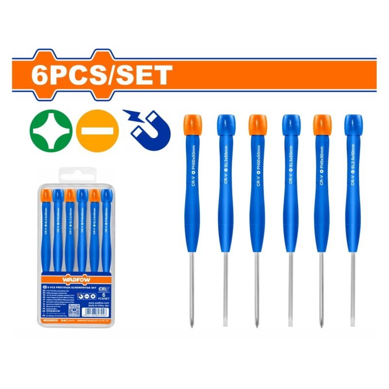 WADFOW 6Pcs precision screwdriver set (WSS2B06)